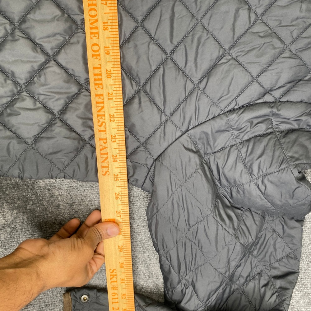 Peter Millar Suffolk Quilted Jacket Mens XXL Grey Diamond Quilt Fleece Line Coat - Picture 4 of 7